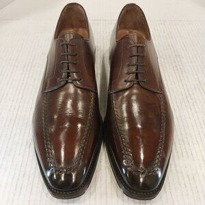 SANTONI men's size 9.5 D brown Derby